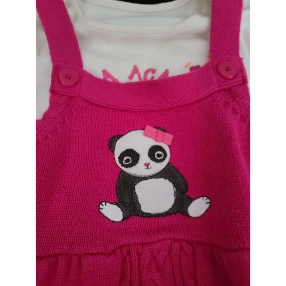 Gymboree panda academy top size 5‎ jumper dress size 5t